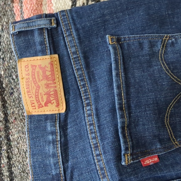 Levi's Denim Shorts with Patches - Picture 2 of 12
